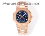 The Patek Philippe 5990/1A-001 is a complicated timepiece in the Nautilus collection.