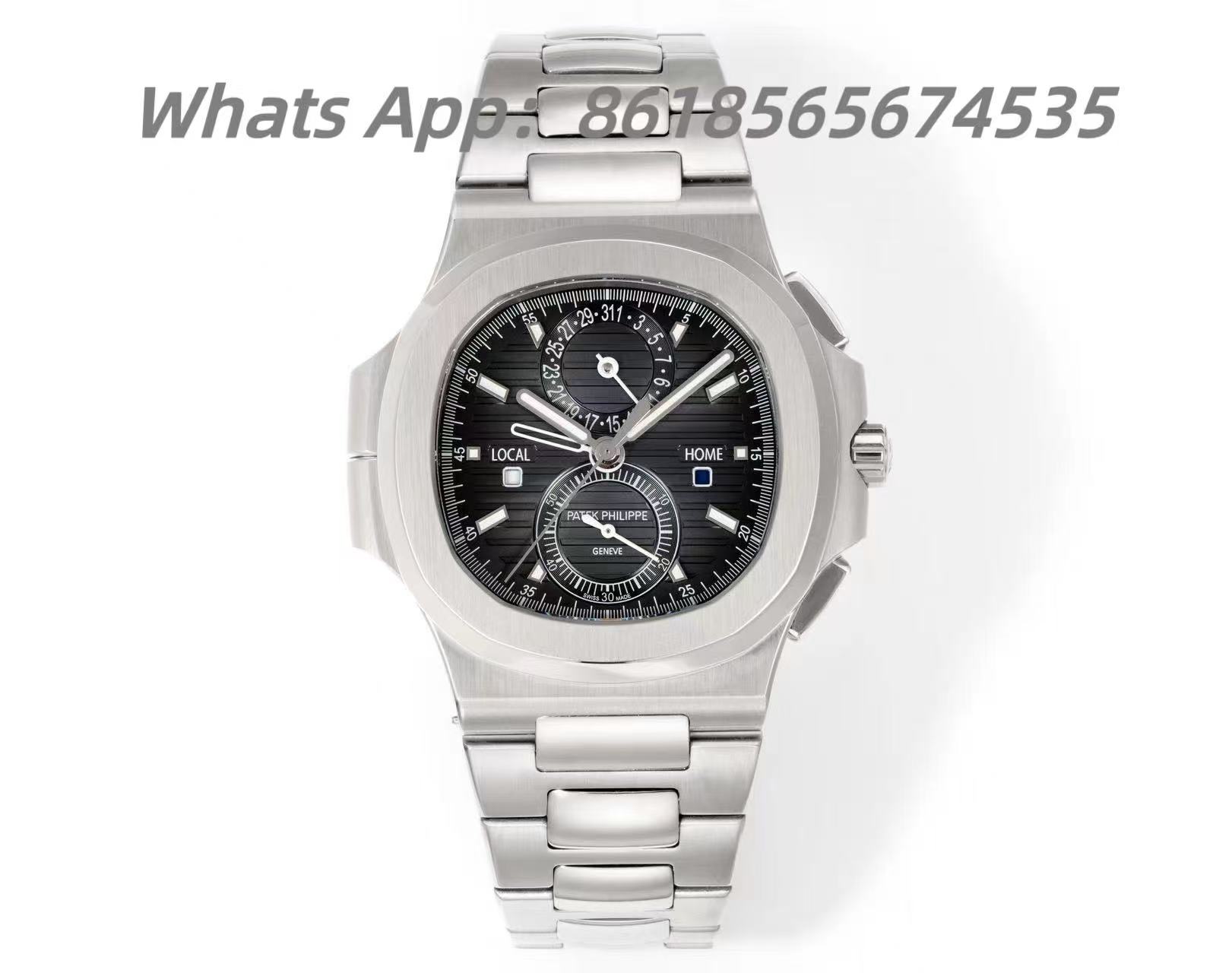 (12) The Patek Philippe 5990/1A-001 is a complicated timepiece in the Nautilus collection. - Image 1