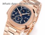 The Patek Philippe 5990/1A-001 is a complicated timepiece in the Nautilus collection. - Image 3