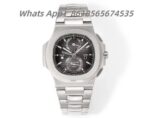 The Patek Philippe 5990/1A-001 is a complicated timepiece in the Nautilus collection.