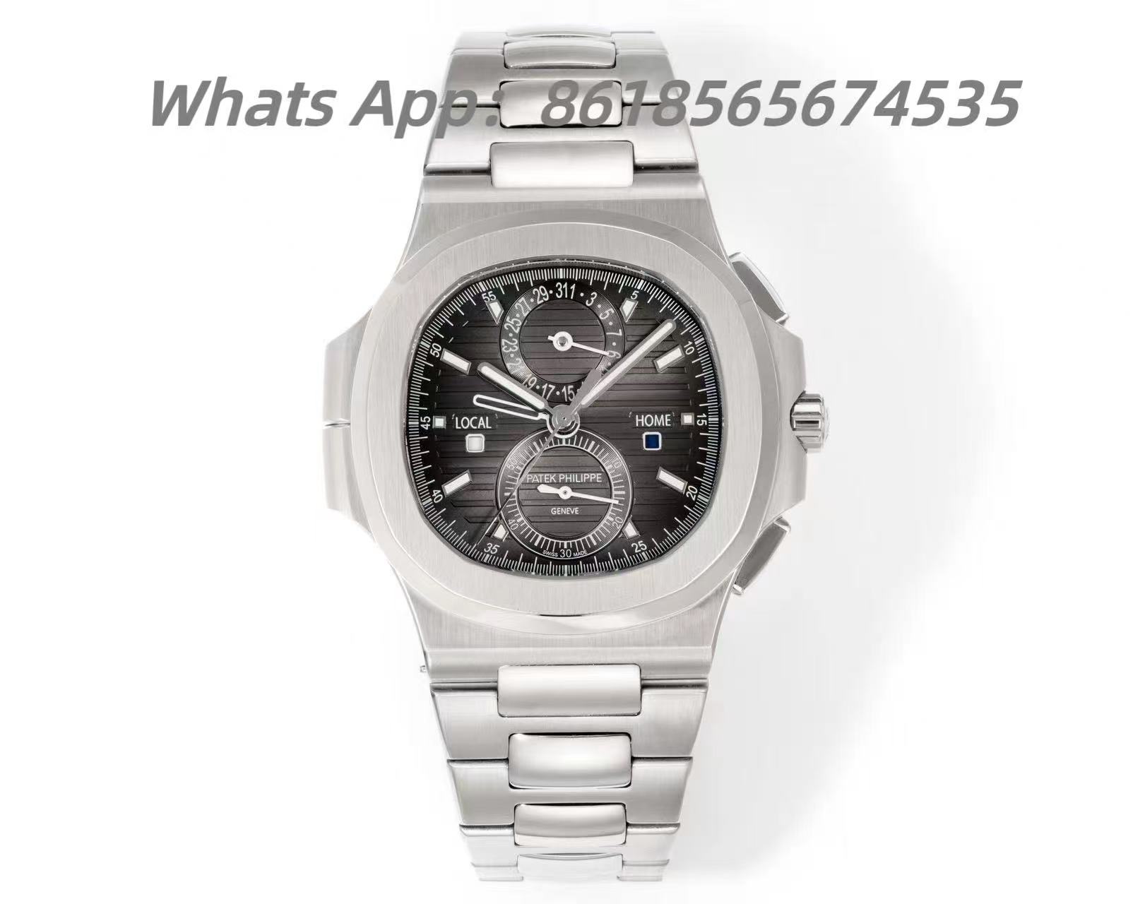 (9) The Patek Philippe 5990/1A-001 is a complicated timepiece in the Nautilus collection. - Image 1